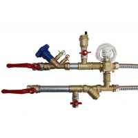 DANTEX Узел обвязки фанкойла с балансировочным клапаном  DF-3WVBI 3/4 Kvs (6.0)